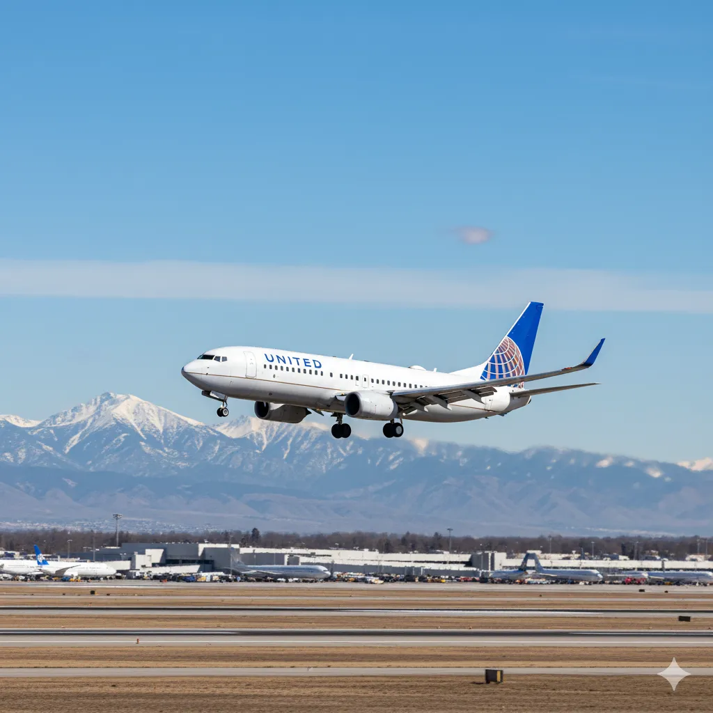  United Airlines Flight UA770 Boeing 737 diverted to Denver for hydraulic issue inspection in July 2025.